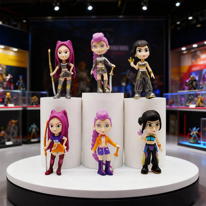 6-Piece Set Witch Hunter Cartoon Set