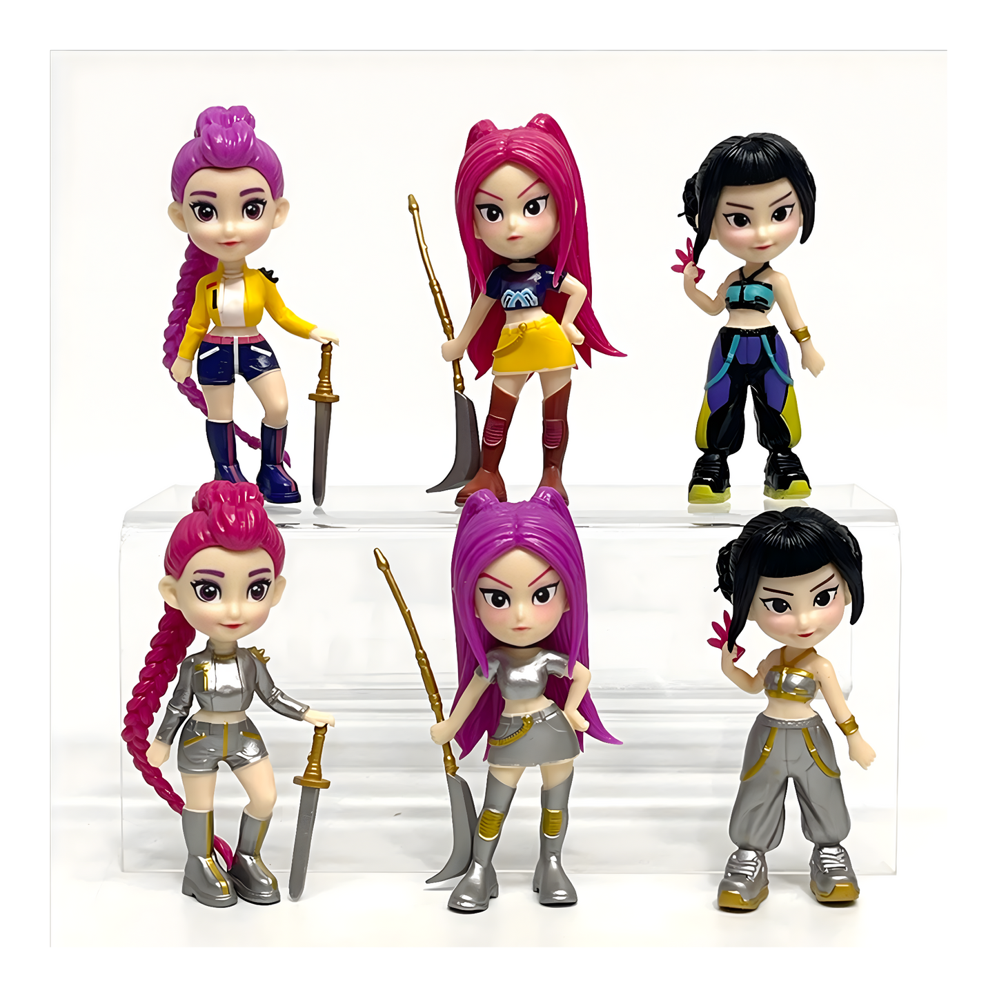 6-Piece Set Witch Hunter Cartoon Set
