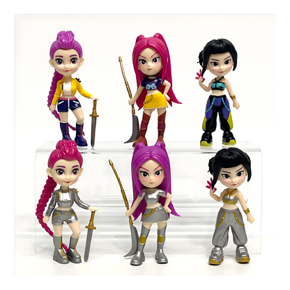 6-Piece Set Witch Hunter Cartoon Set